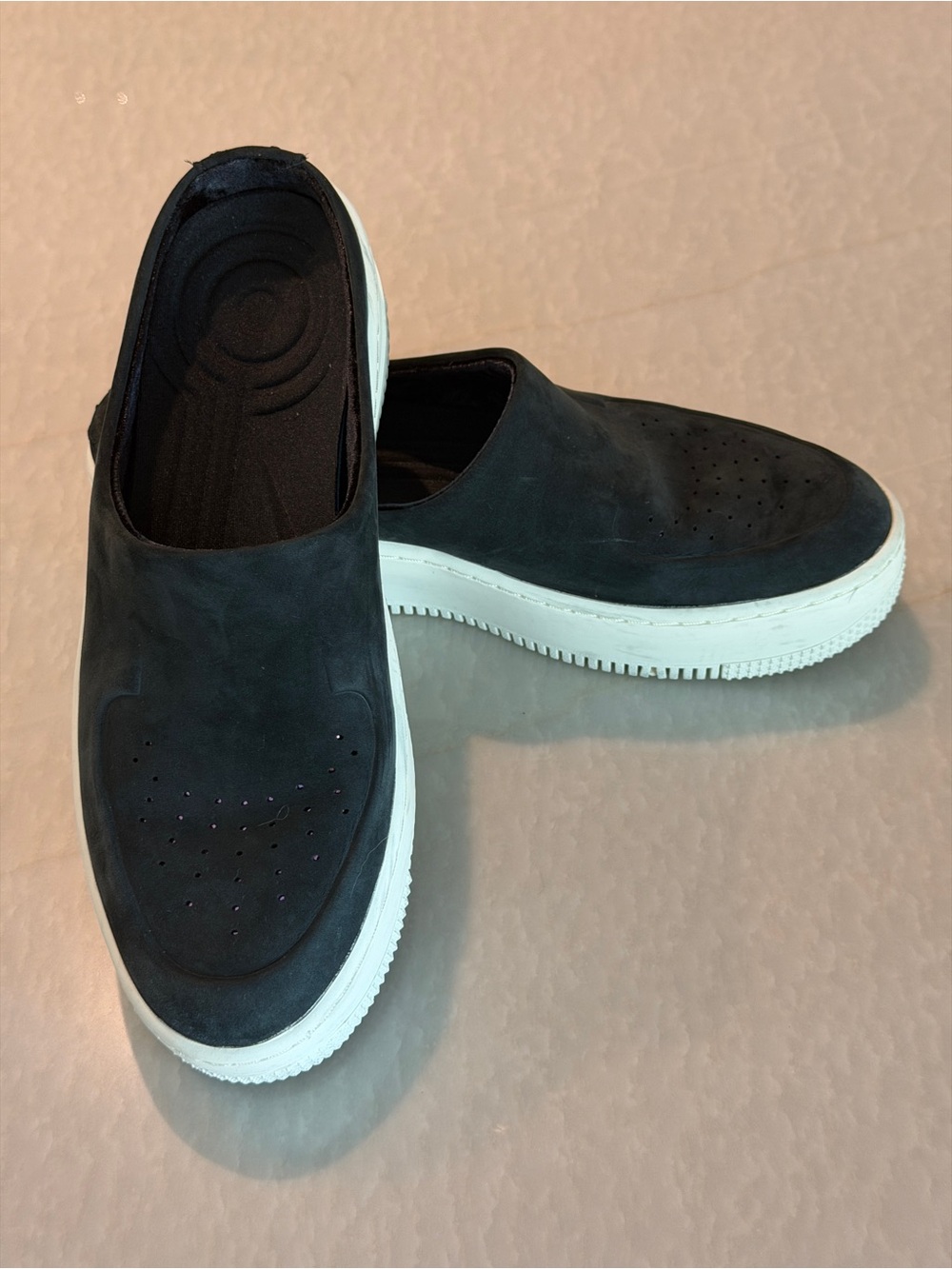 Everyday Black Platform Slip-On Mules - Picture 4 of 11